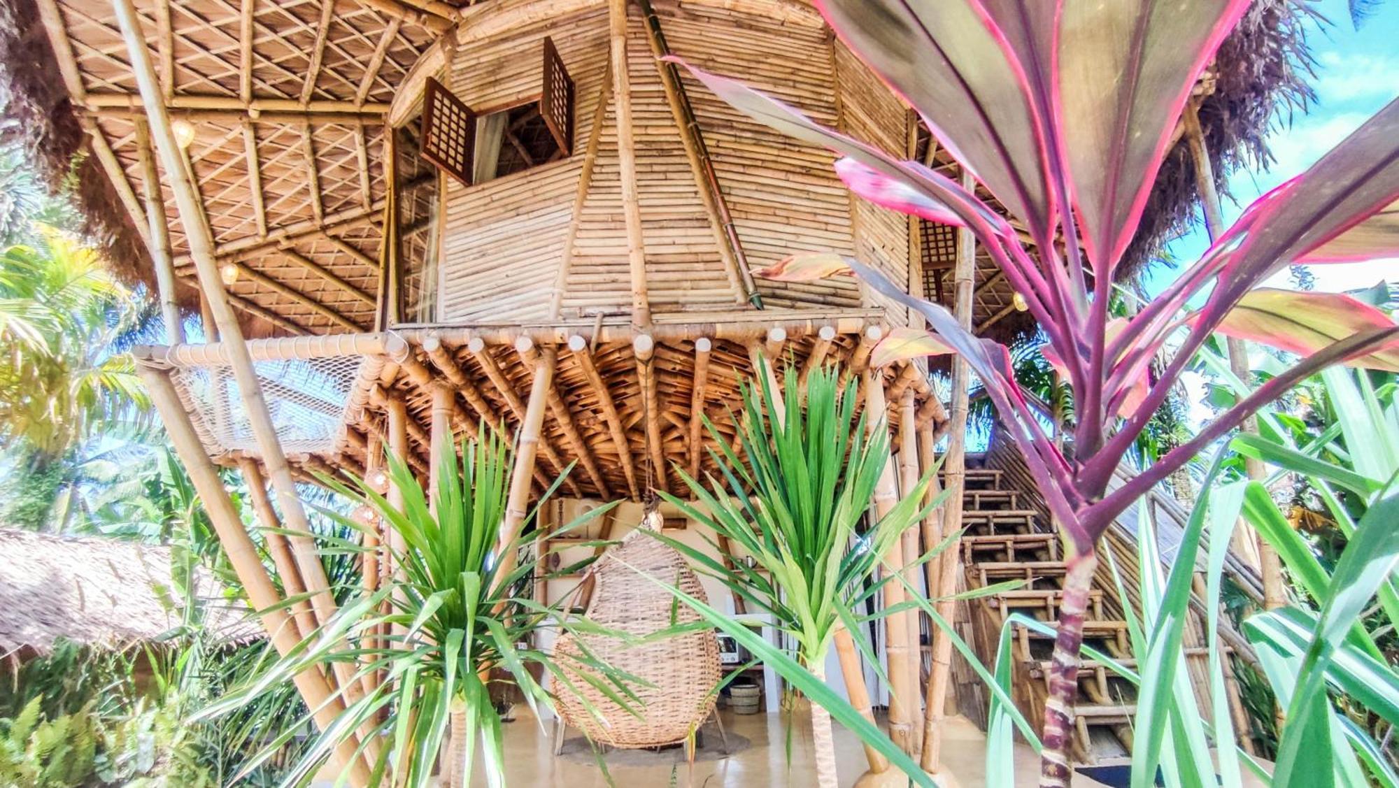 The Bamboo Houses - Tropical Garden & Empty Beach ゼネラル・ルナ エクステリア 写真